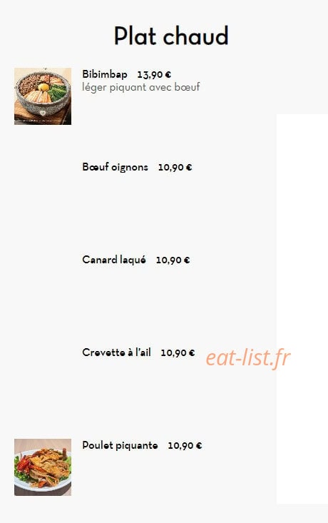 Sushi Impérial — carte page 26