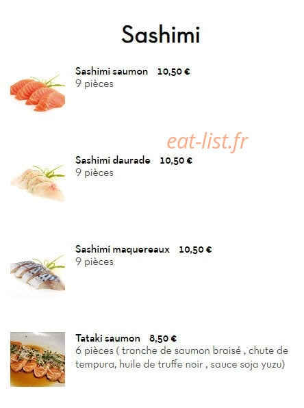Sushi Impérial — carte page 21