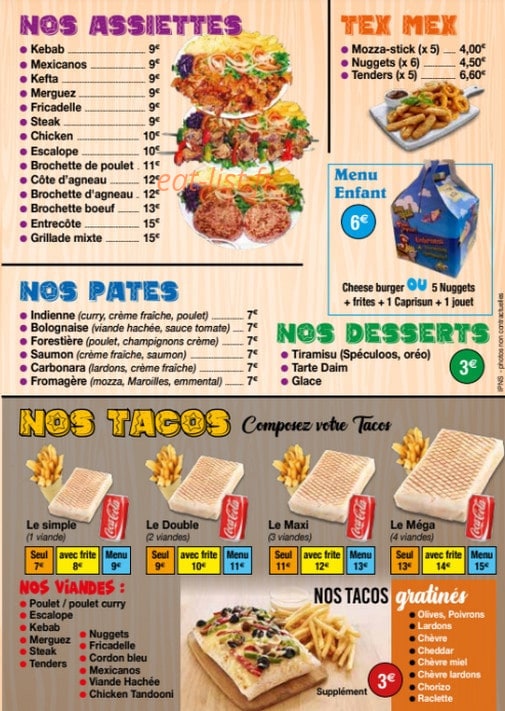 SpeedWich — carte page 4