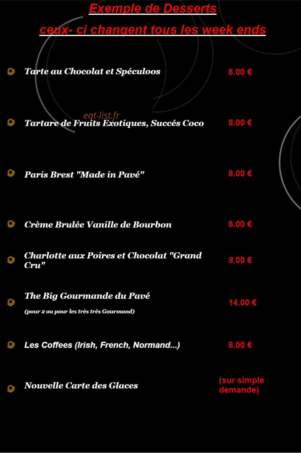 Le Pavé de Sars — carte page 7