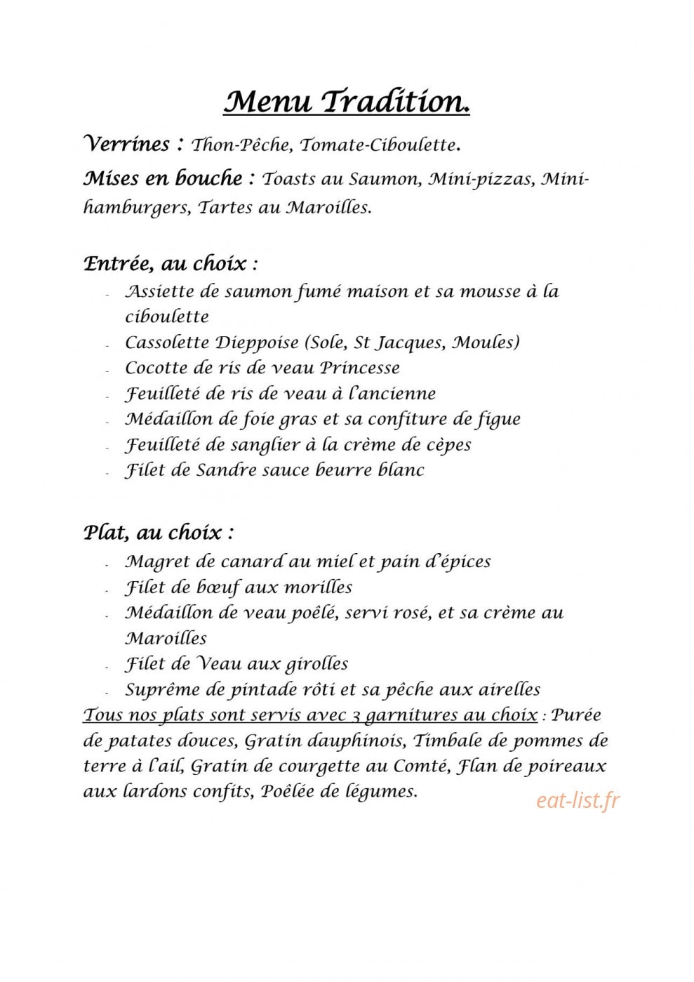 La Ferme de Saint- Humbert — carte page 2