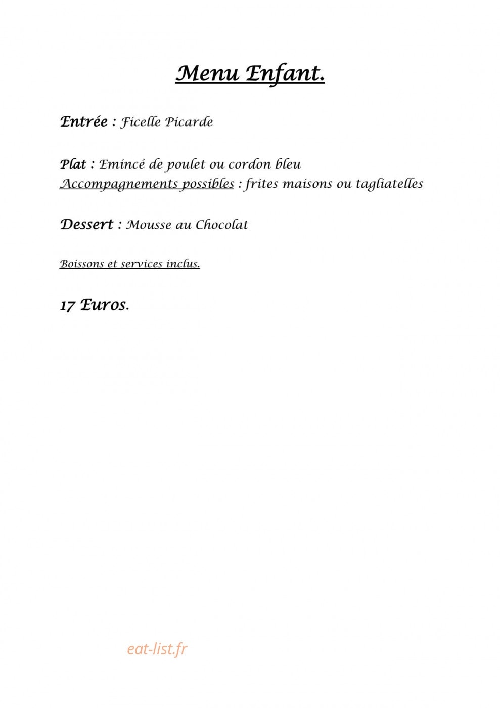 La Ferme de Saint- Humbert — carte page 6