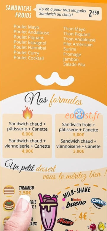 Au Croquant — carte page 5