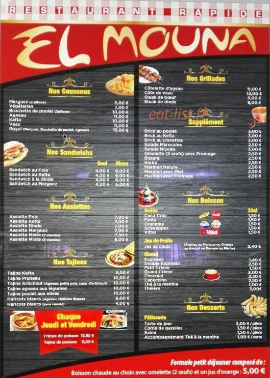 El mouna — carte page 2