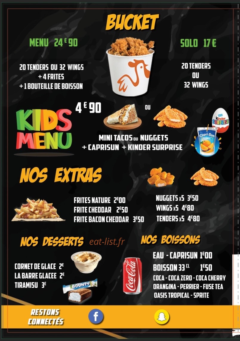 King Saloon — carte page 2
