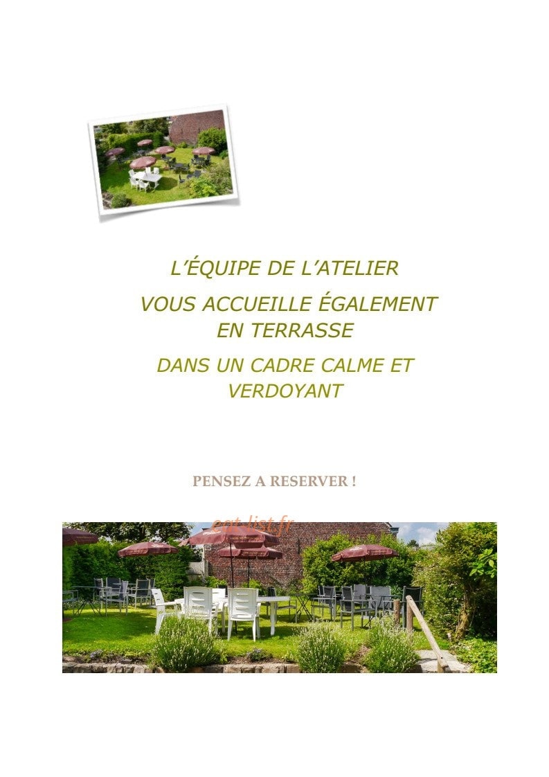 L’Atelier — carte page 2