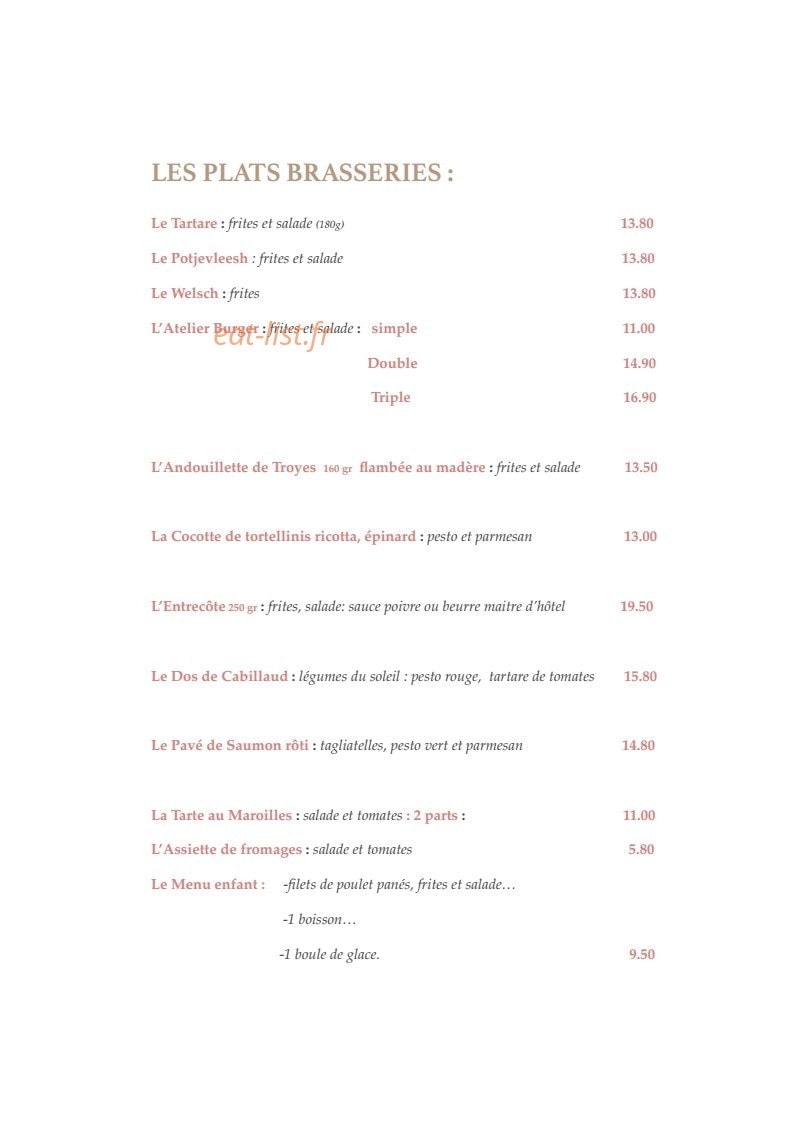 L’Atelier — carte page 6