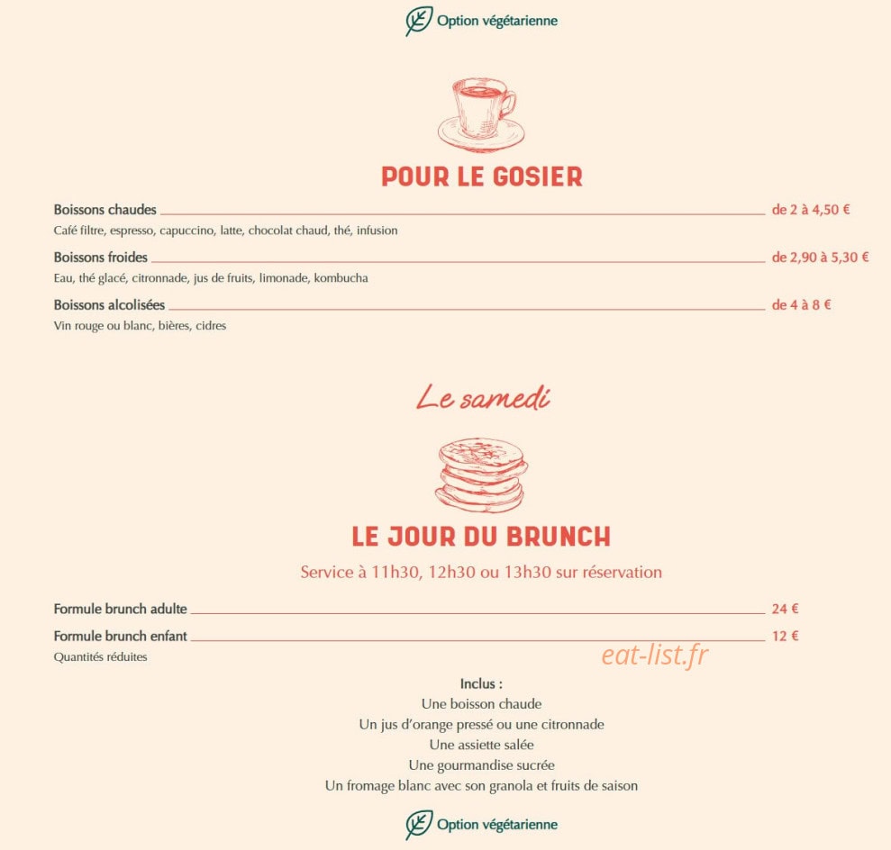 Oma Cantine — carte page 2