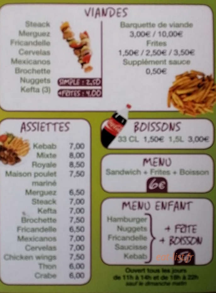 Royal kebab — carte page 3