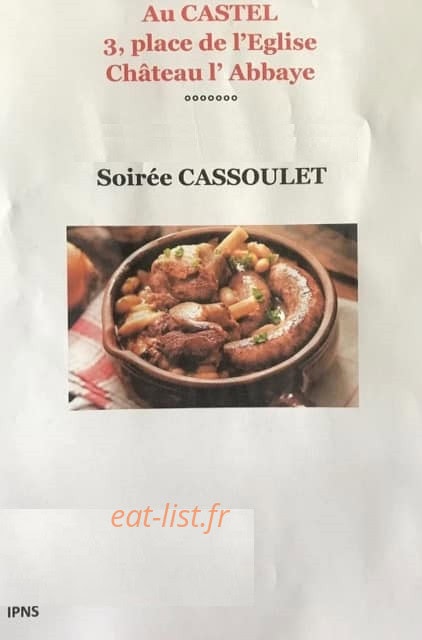 Au Castel — carte page 1