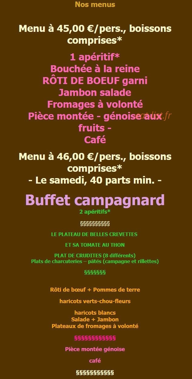 Le Ranch — carte page 1
