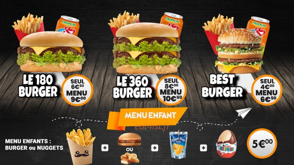 Best burger — carte page 4