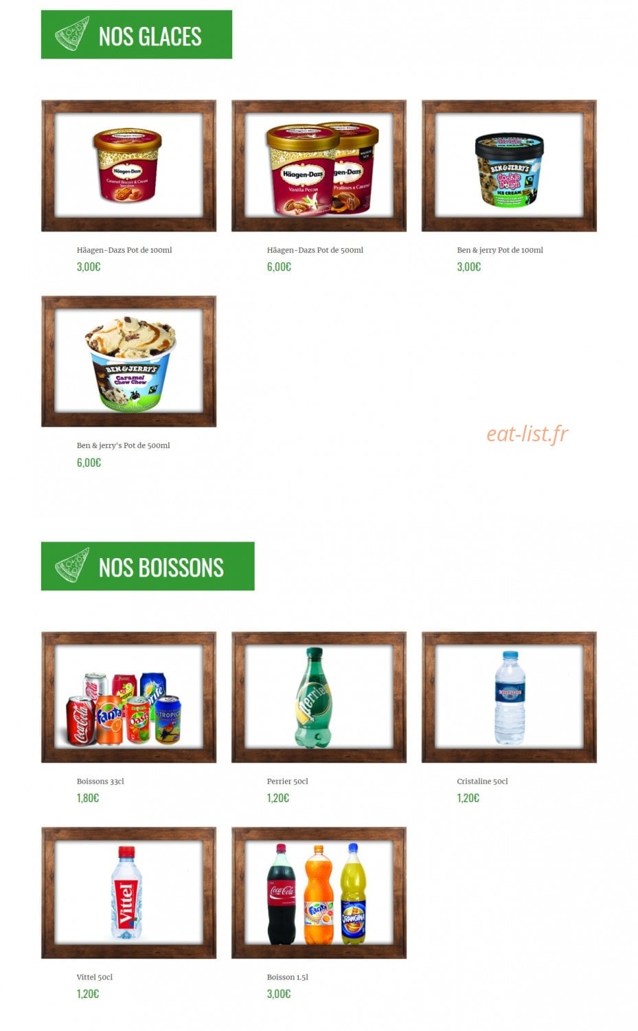 Casa Presto — carte page 16