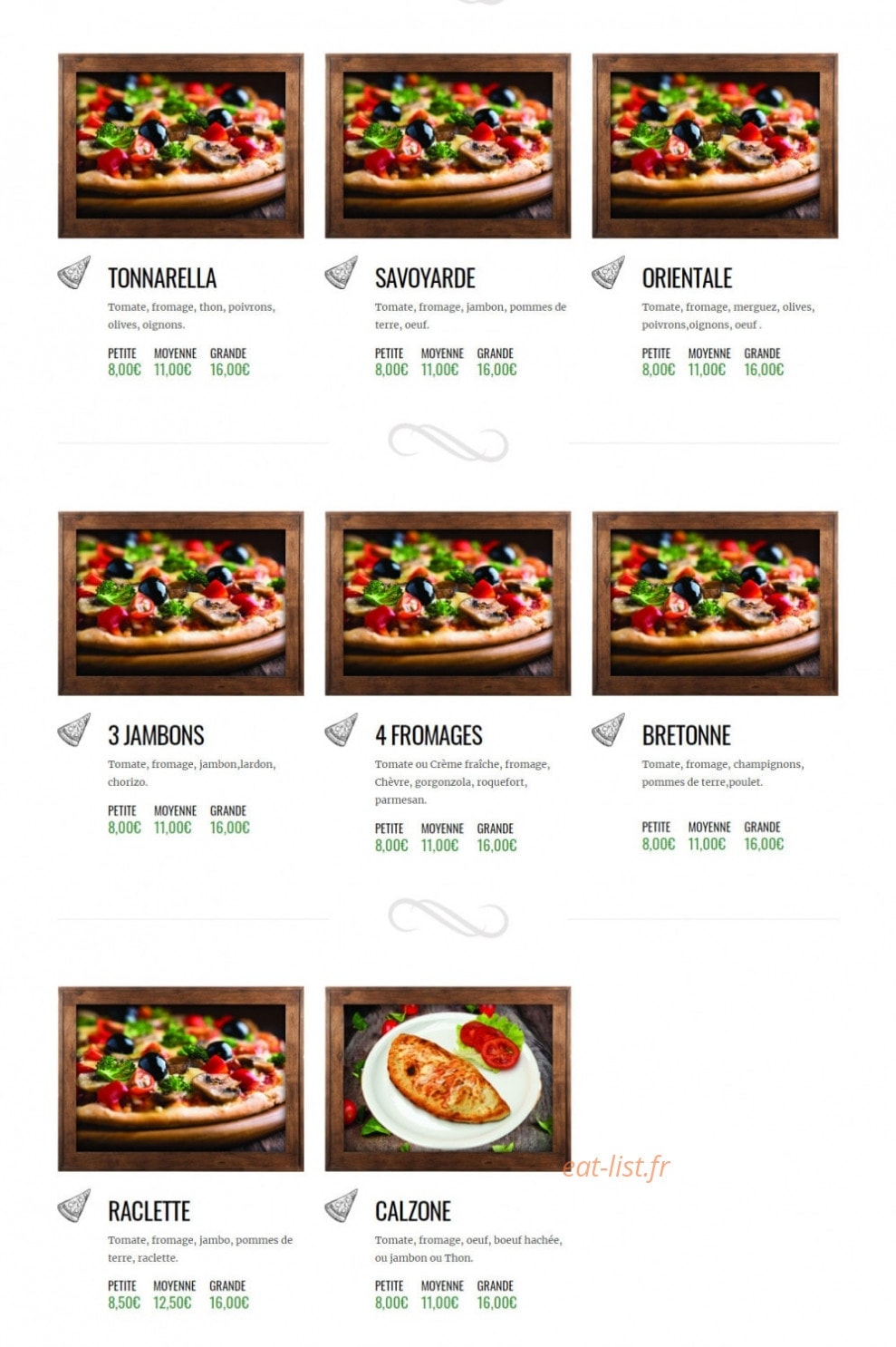 Casa Presto — carte page 2