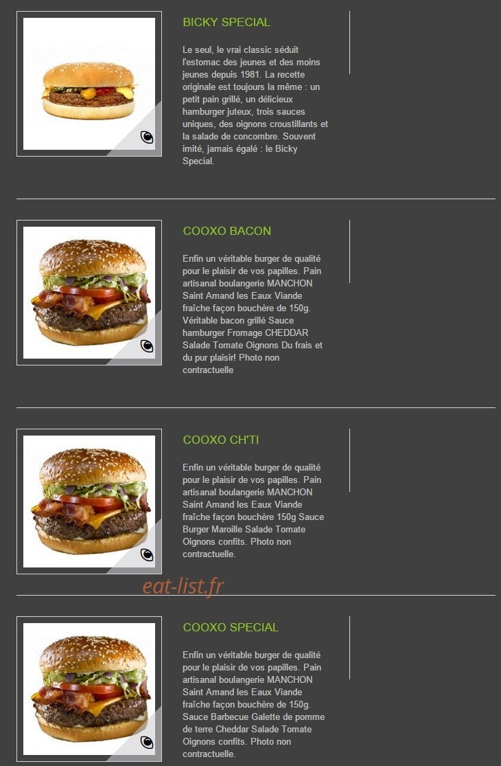 COOXO — carte page 10