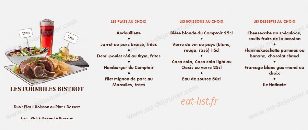 Le Comptoir du Malt — carte page 2