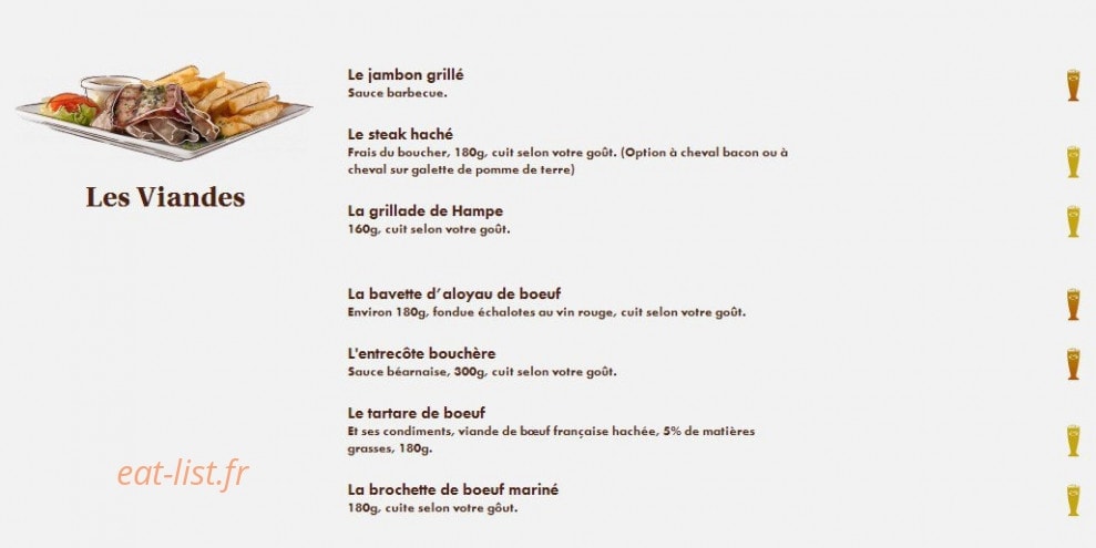 Le Comptoir du Malt — carte page 7