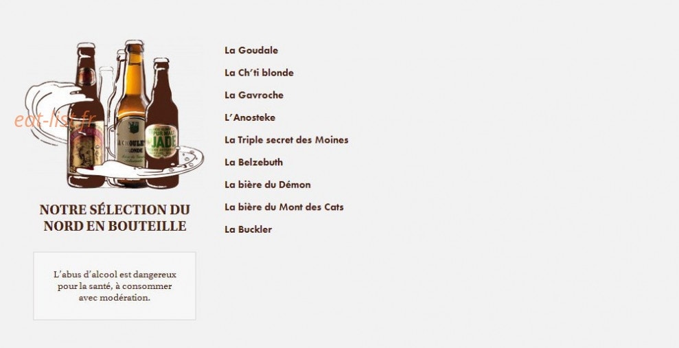 Le Comptoir du Malt — carte page 36