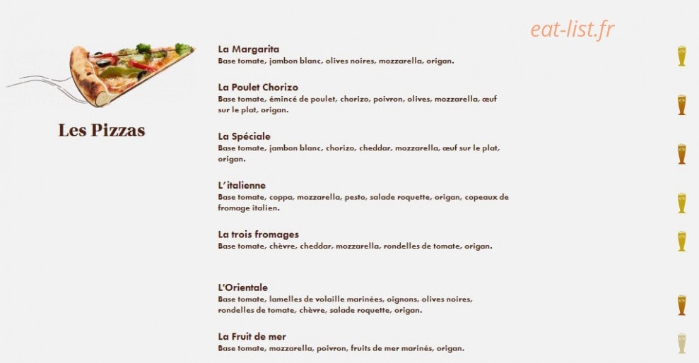 Le Comptoir du Malt — carte page 16
