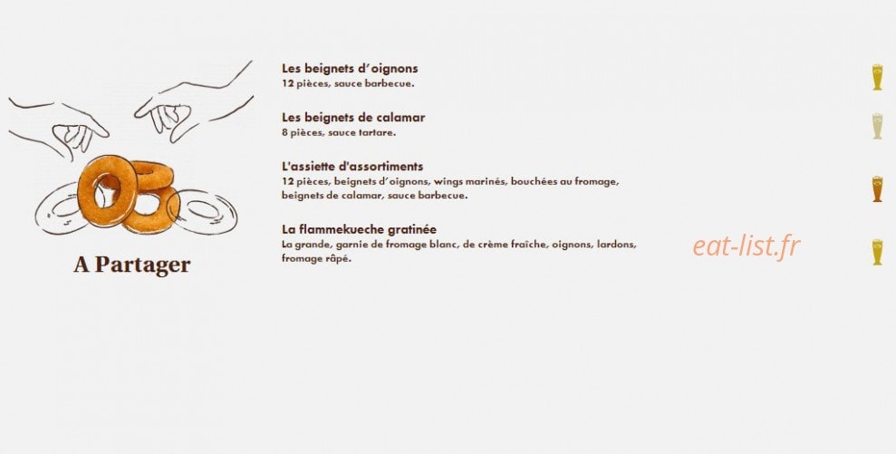 Le Comptoir du Malt — carte page 4