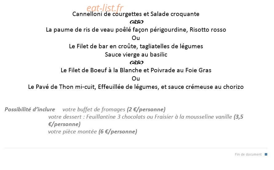 Le Kursaal — carte page 10