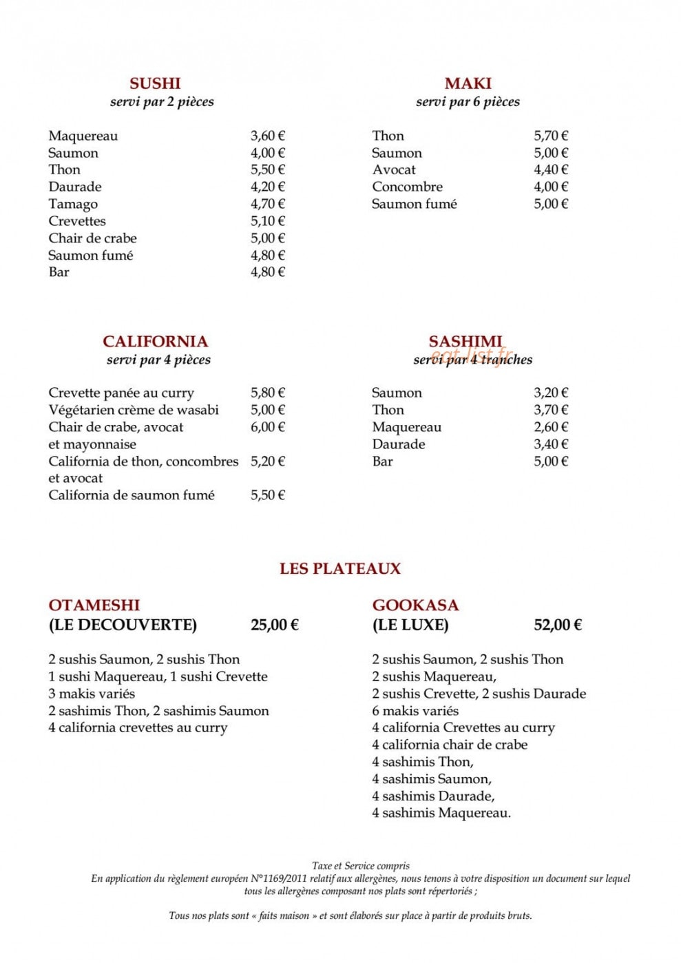 Pasino — carte page 2