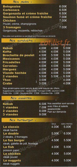 Pizza Rif — carte page 5