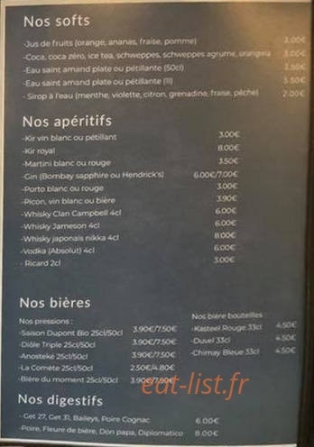 O'local — carte page 2