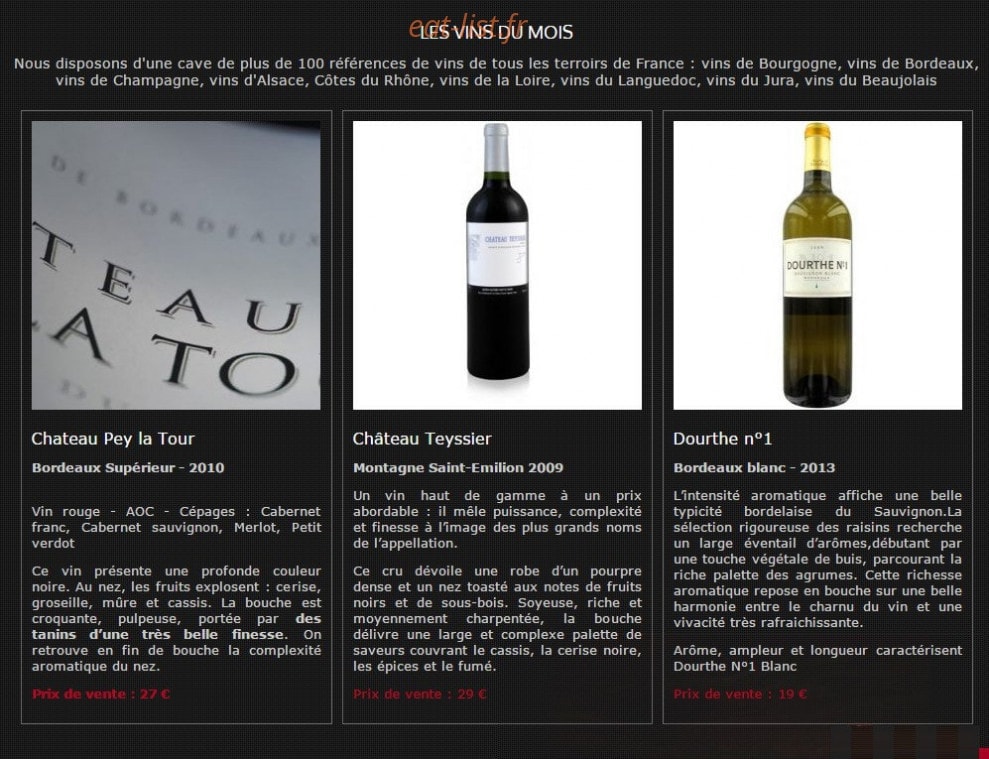Chai Latour — carte page 2