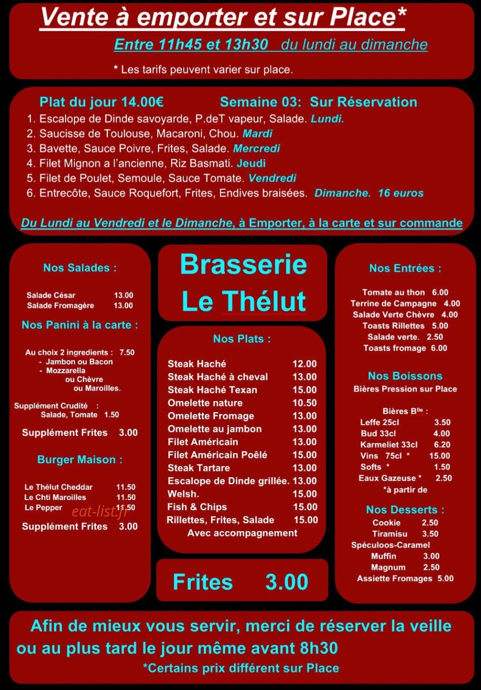 Le Thélut — carte page 1