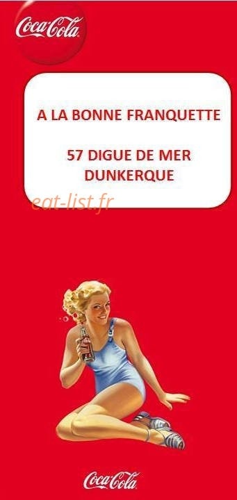 Carte et menu a la bonne franquette malo les bains