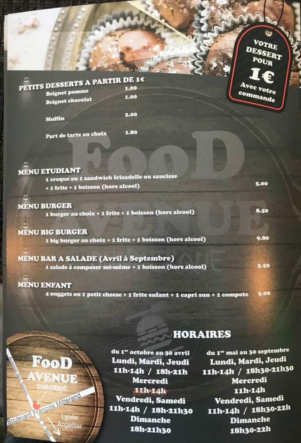 FooD AvenuE — carte page 4