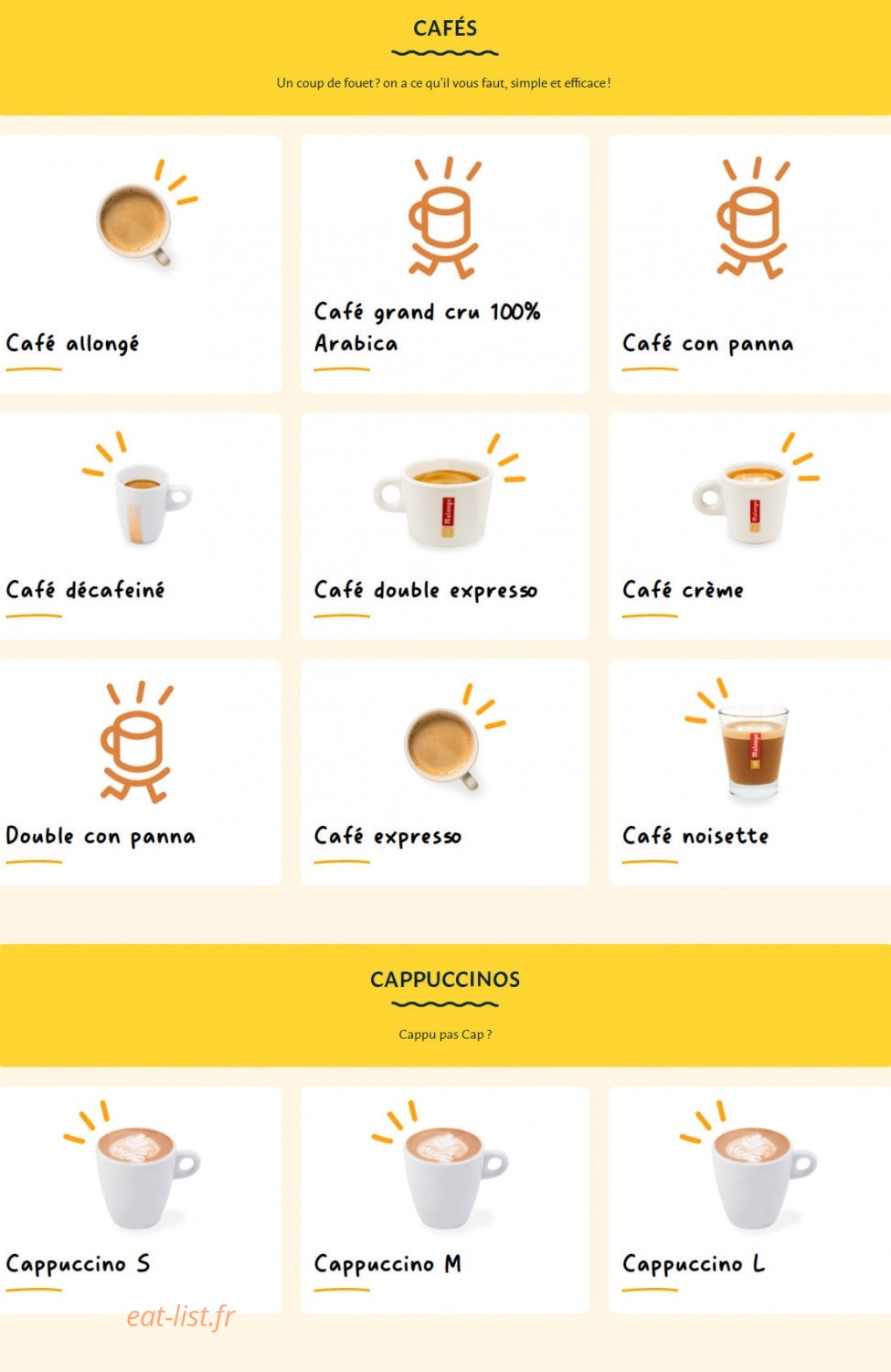 La Croissanterie — carte page 15