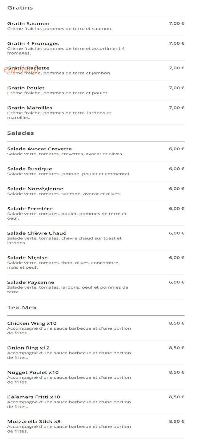 Pronto Pizza — carte page 12