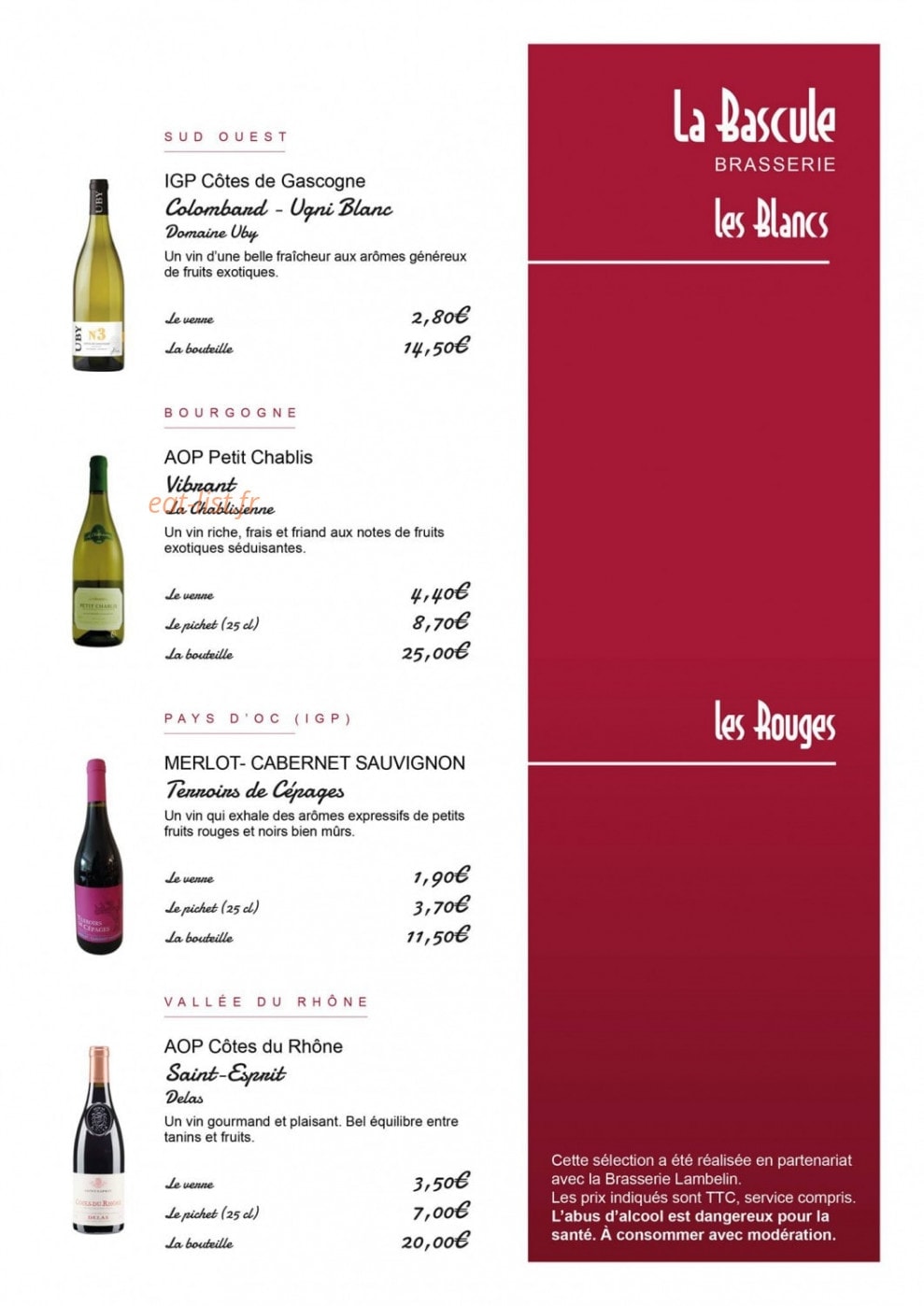 La Bascule — carte page 6
