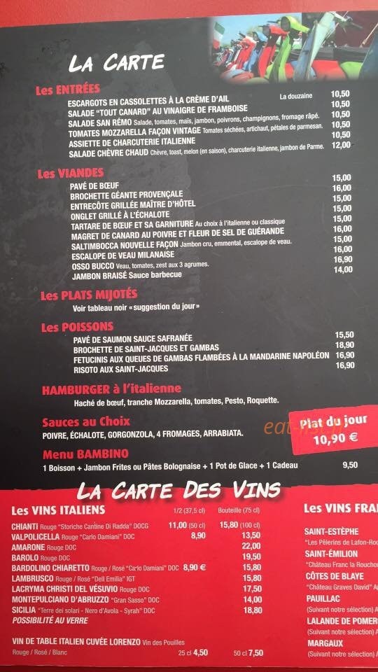 La Pévèle Da Lorenzo — carte page 2