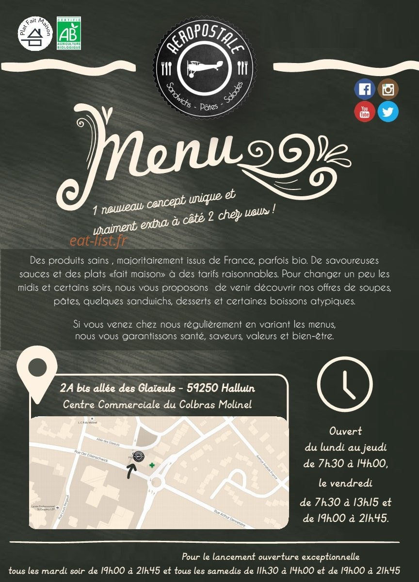 Aéropostale — carte page 1