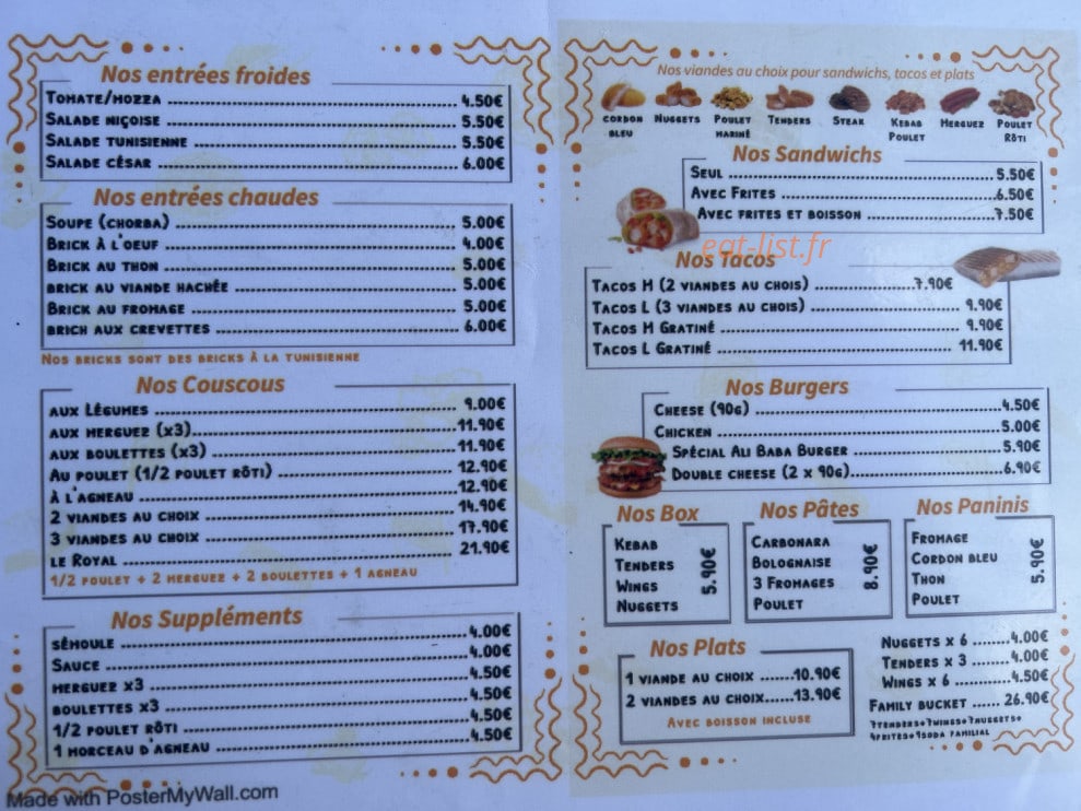 Ali Baba — carte page 2