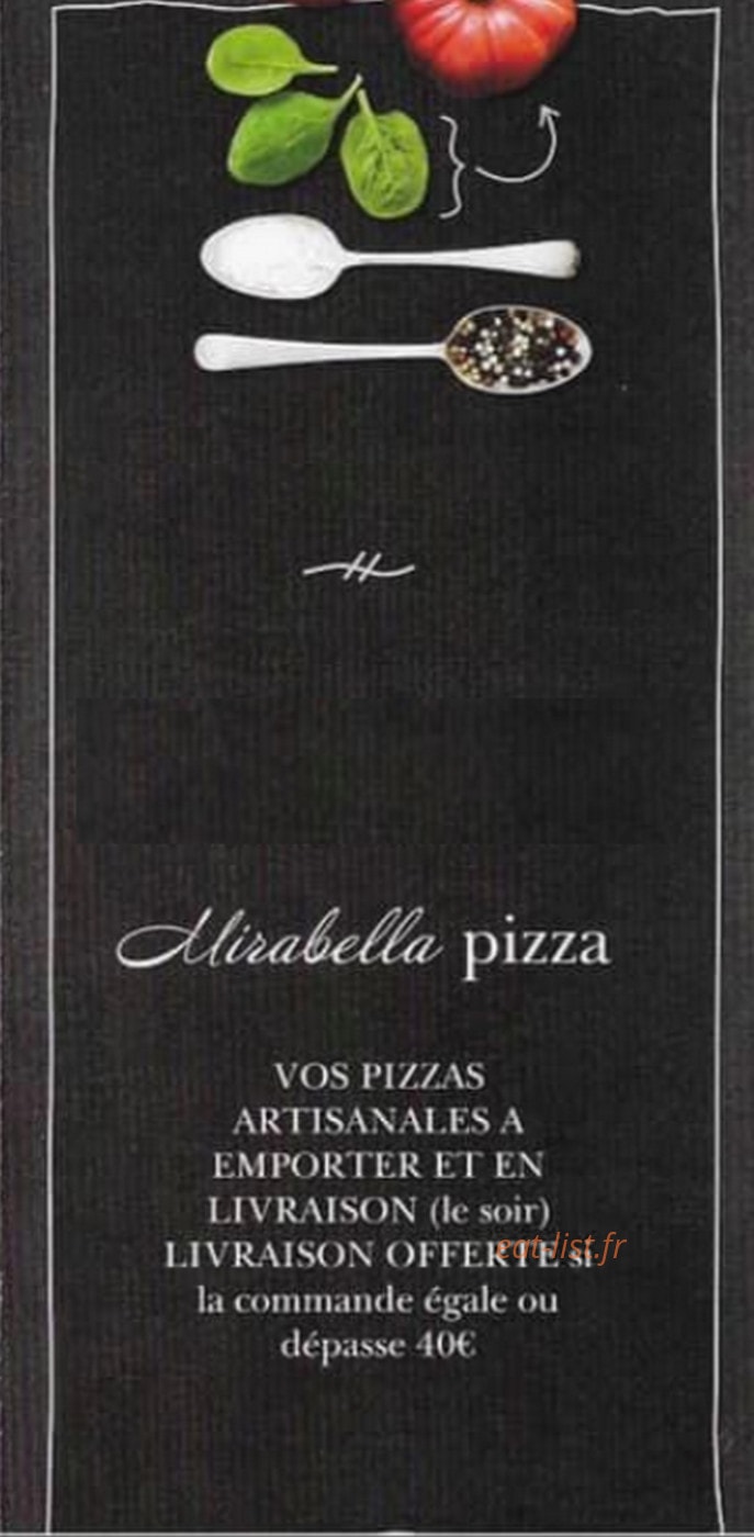 Mirabella Pizza — carte page 6