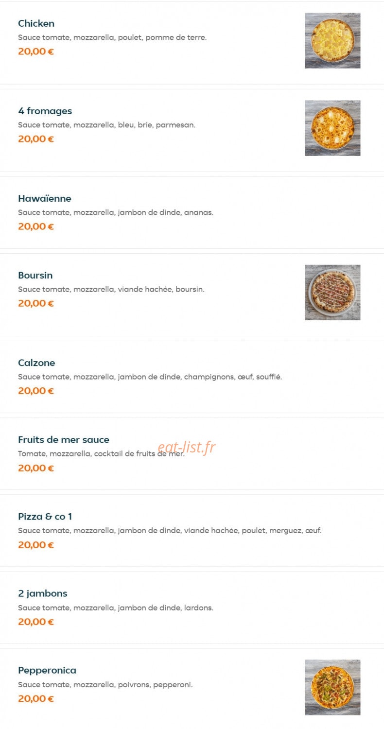Pizza & Co — carte page 6
