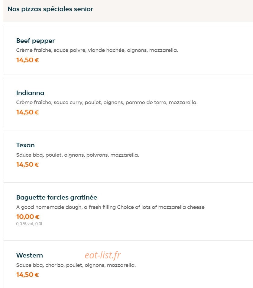 Pizza & Co — carte page 15