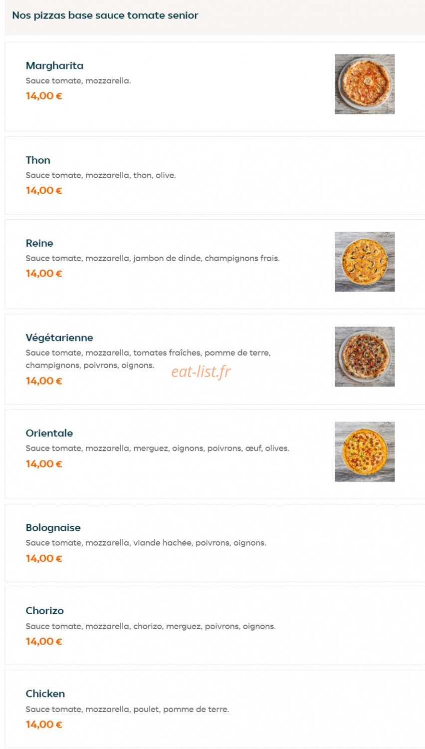 Pizza & Co — carte page 3