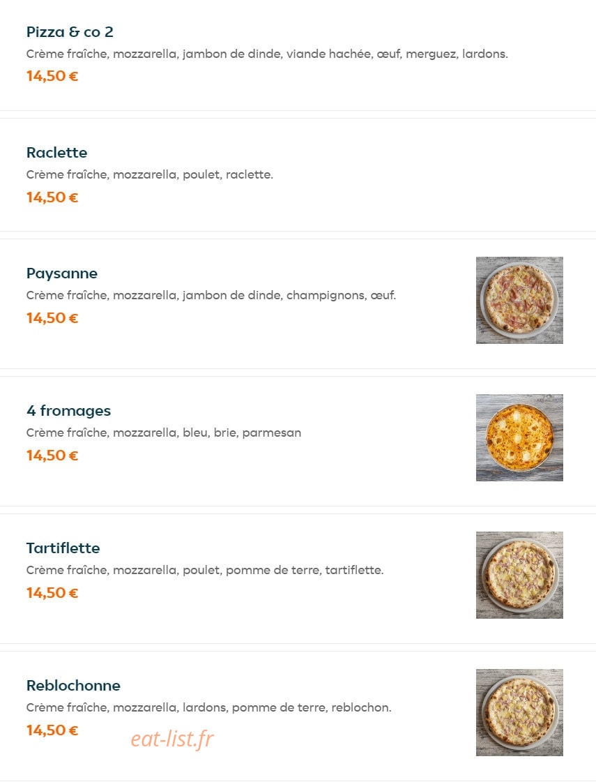 Pizza & Co — carte page 10