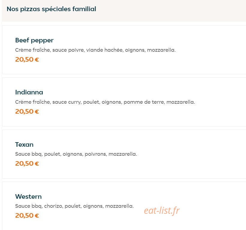 Pizza & Co — carte page 16