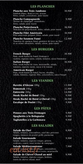 Le Corner — carte page 2