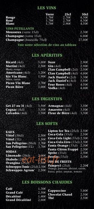 Le Corner — carte page 3