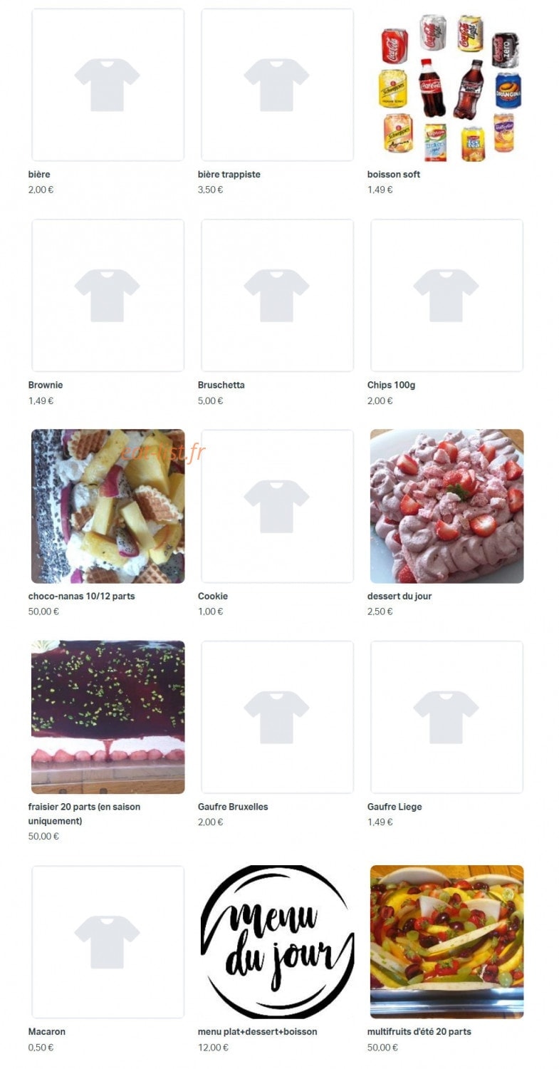 Le zen'eat — carte page 2