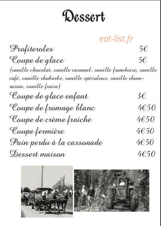 La Ferme Beck — carte page 3
