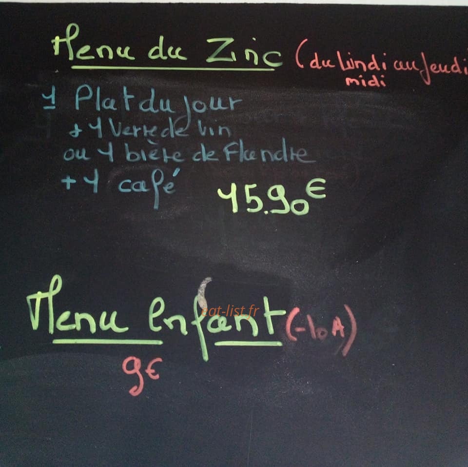 Carte et menu de Au grand estaminet du Mont des Cats à Godewaersvelde — Les menus