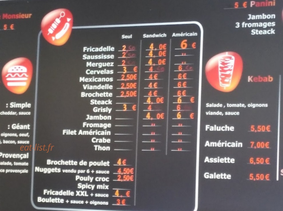 Pic Frite — carte page 2